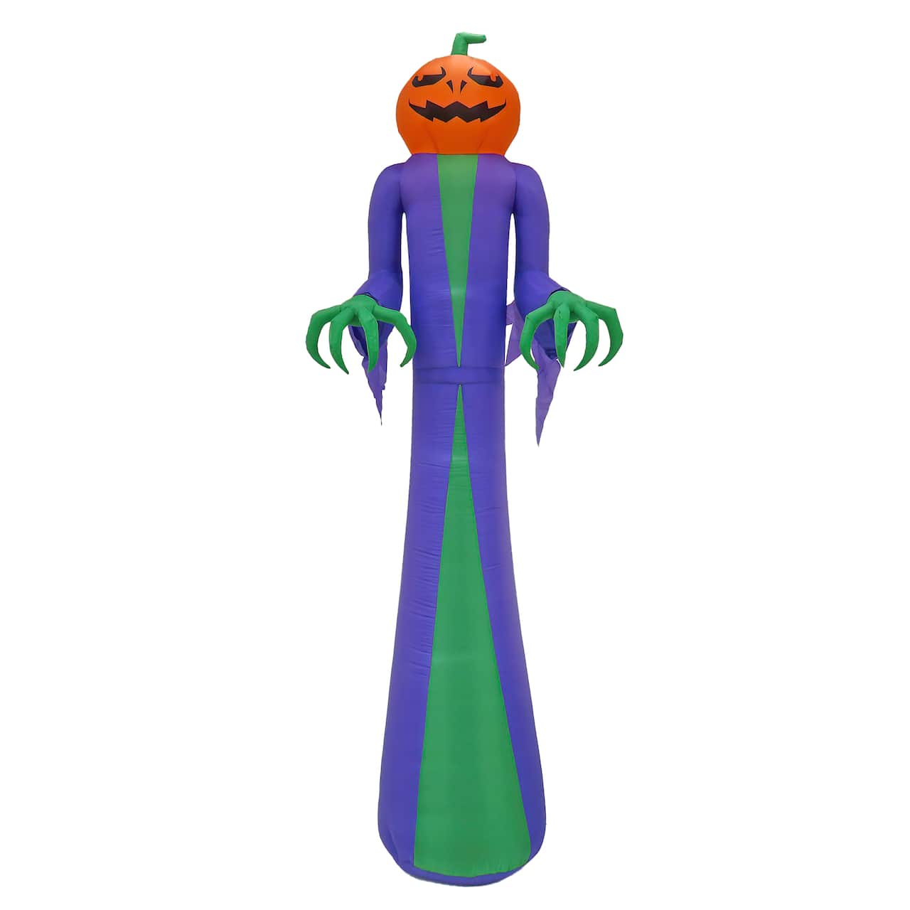12ft. Inflatable Halloween Pumpkin Ghost Decoration with LED Lights